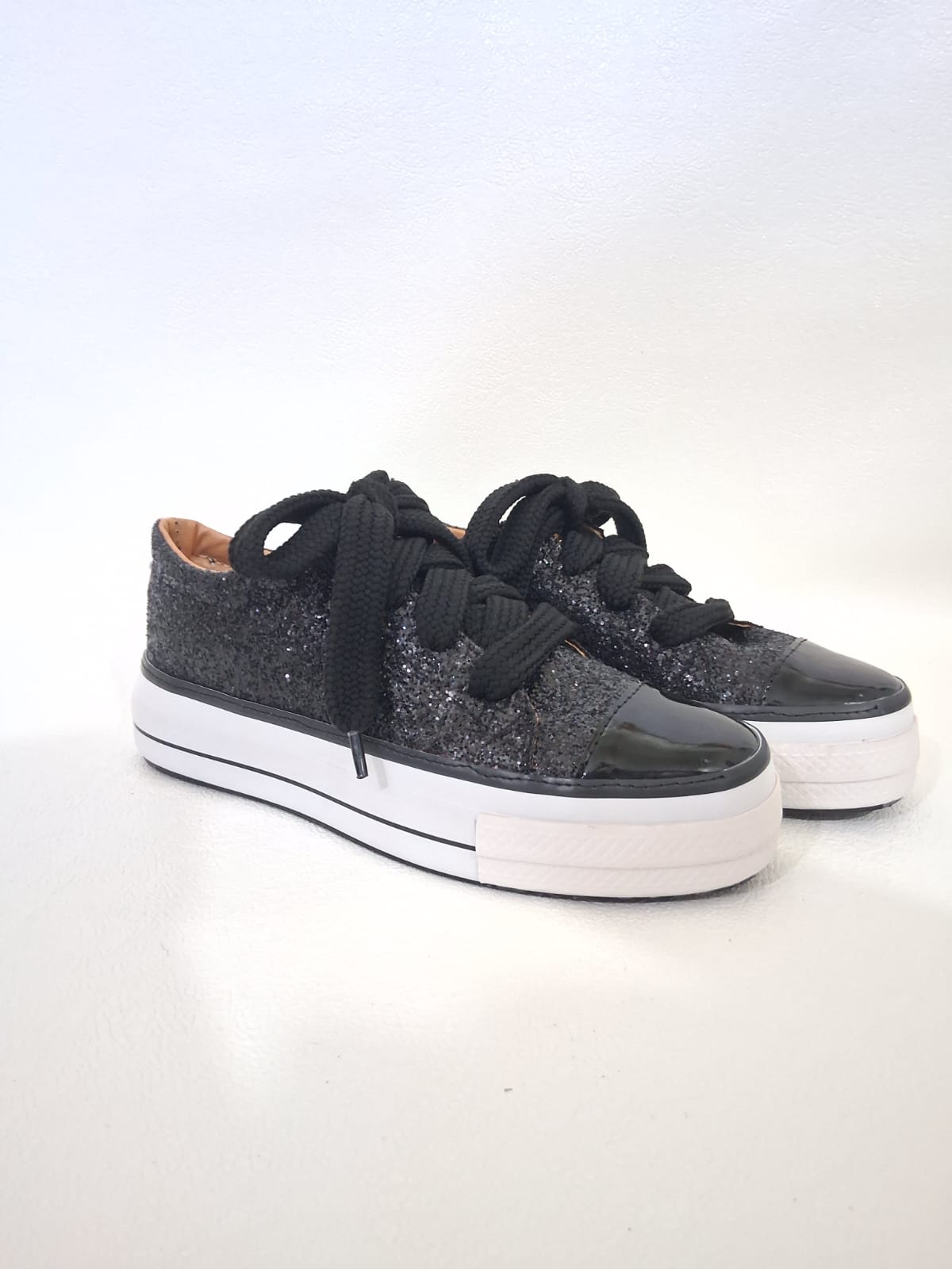 Zapatillas Negro glitter: imagen 1
